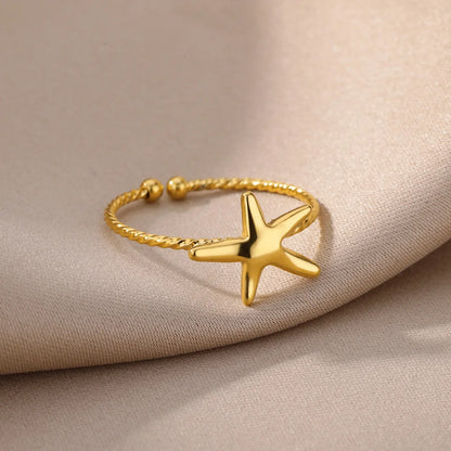 Open Starfish Ring