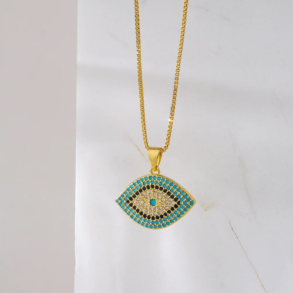 Modern Evil Eye Necklaces