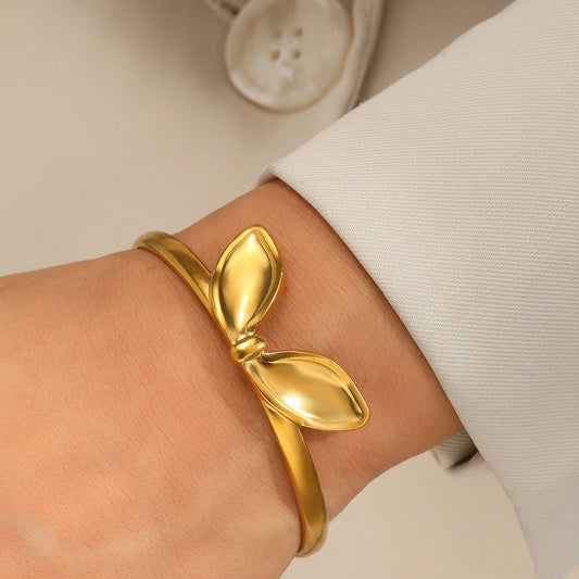 Bow Flower Cuff