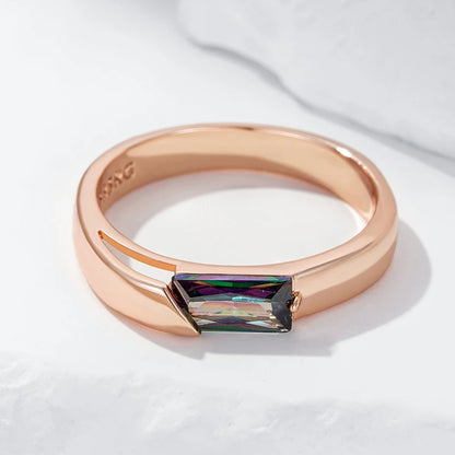 Iridescent Bar Ring