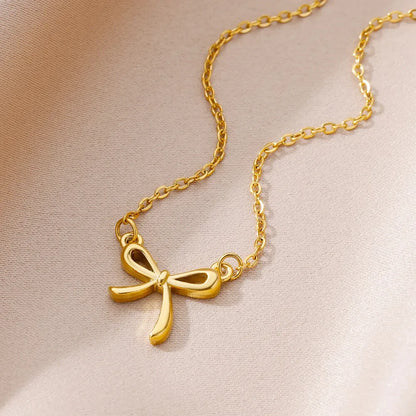 Lucky Bowknot Necklace