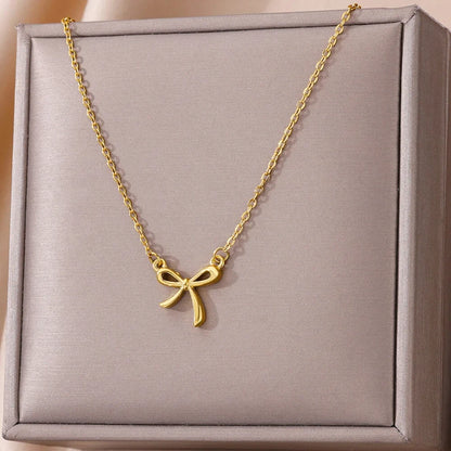 Lucky Bowknot Necklace