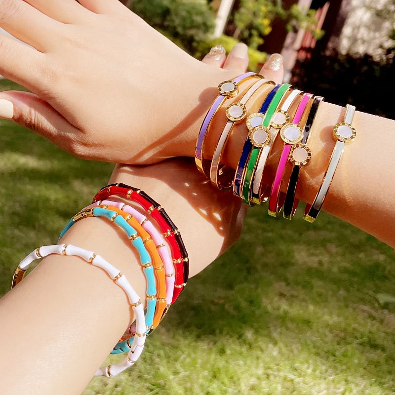 Colorful Bamboo Bracelets