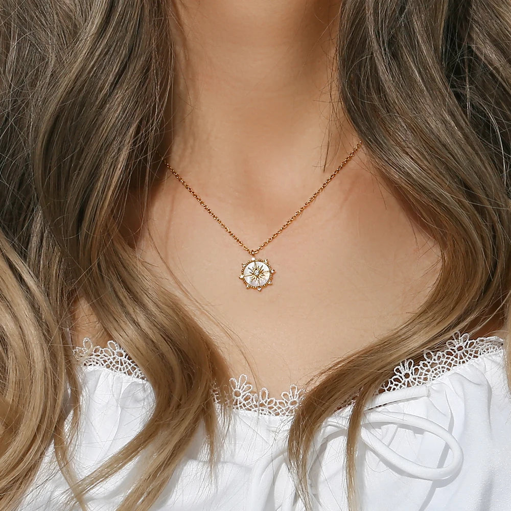 18k Fortune Wheel Necklace