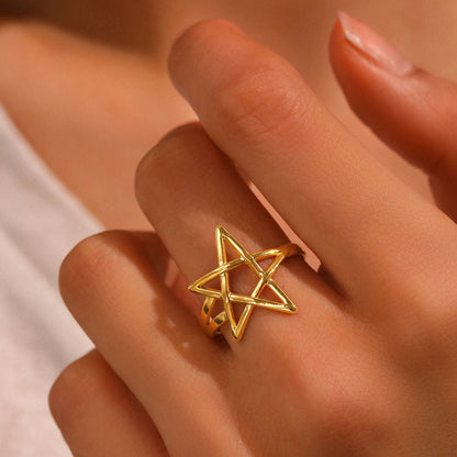 Geometric Star Ring