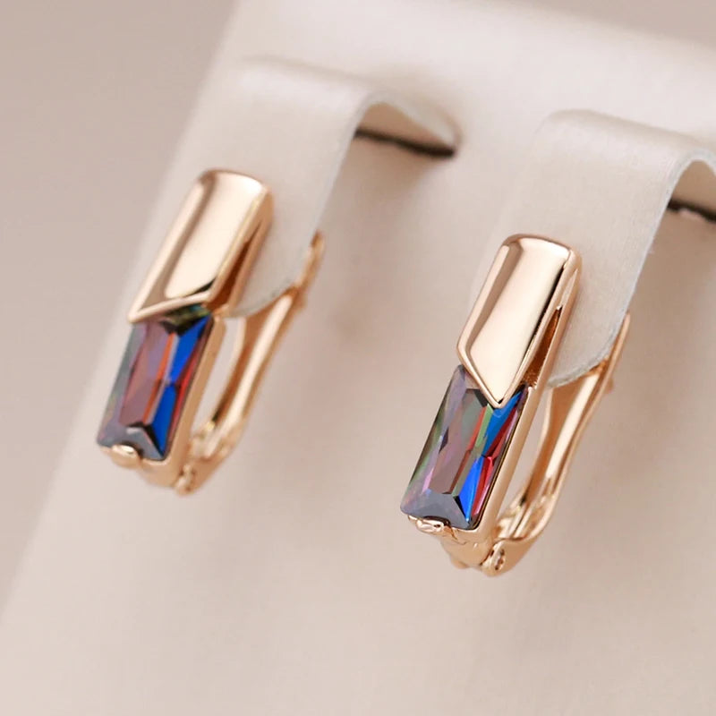 Iridescent Bar Earrings