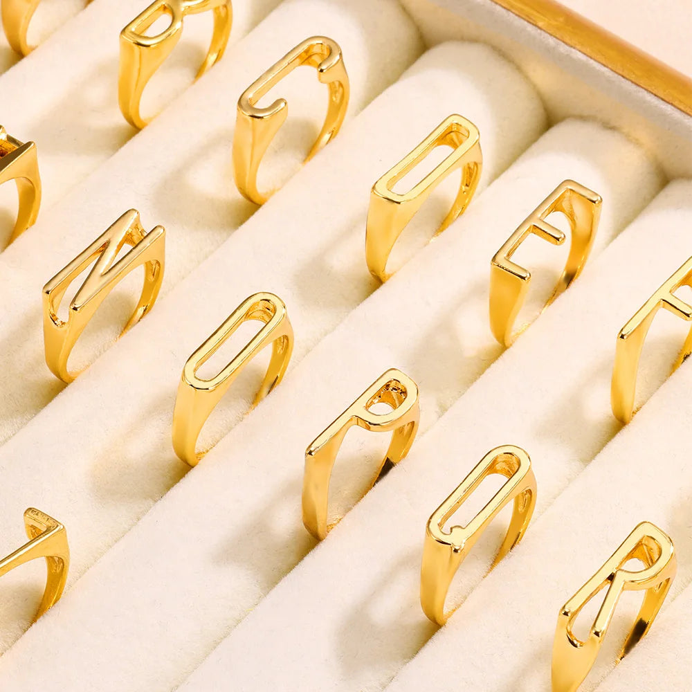 Fashion Initial Rings