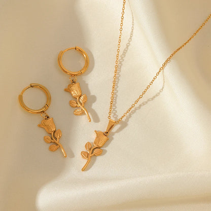 Rose Jewelry Set