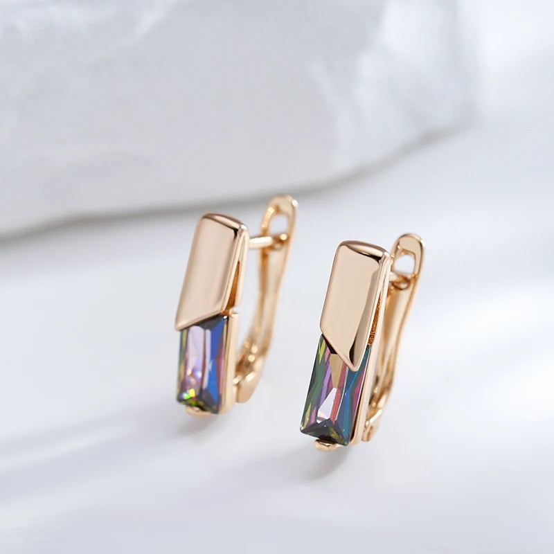 Iridescent Bar Earrings