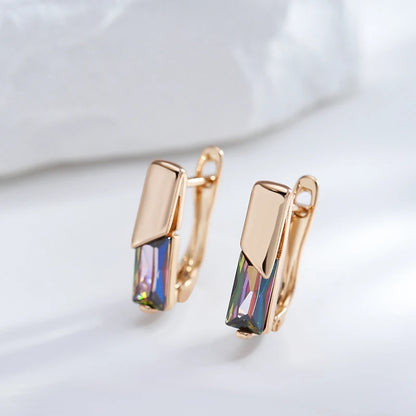 Iridescent Bar Earrings