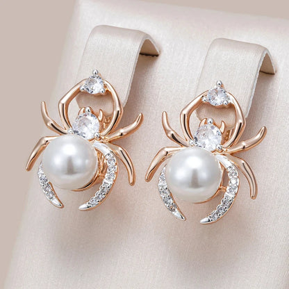 Spider Pearl Earrings