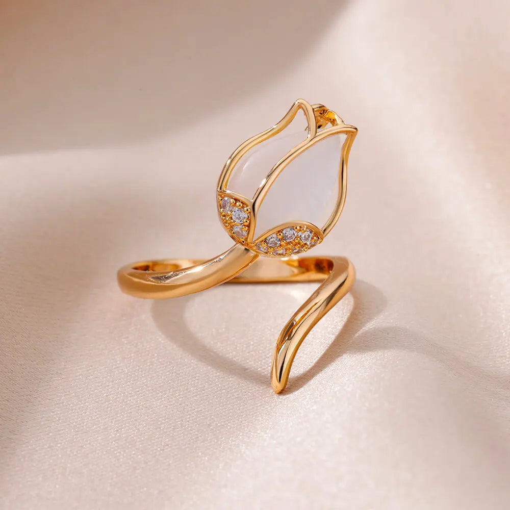 Adjustable Tulip Ring