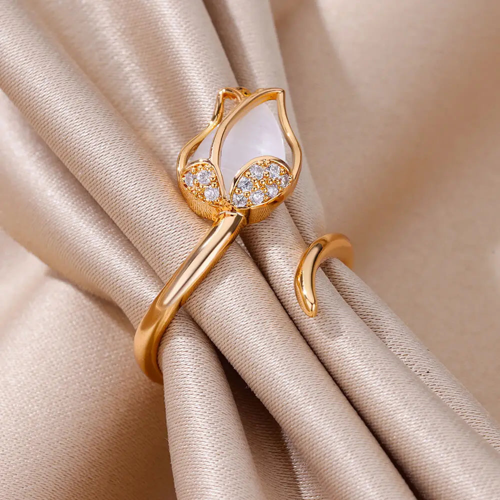 Adjustable Tulip Ring