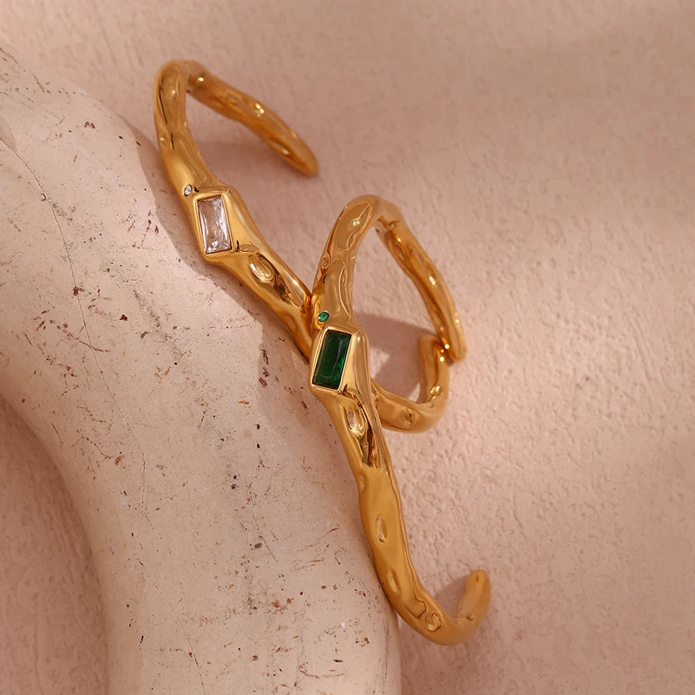 18k Irregular Twig Bracelet