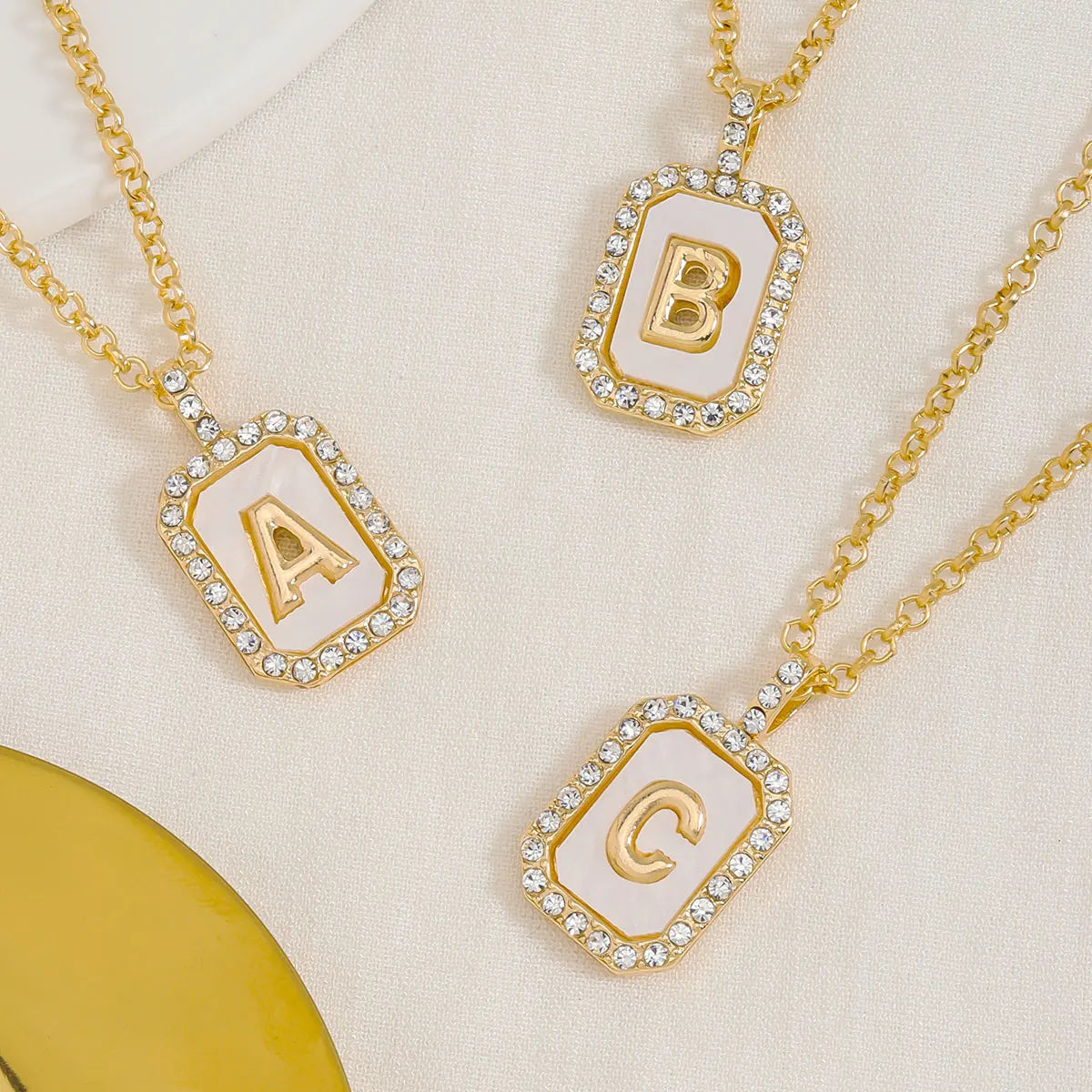 Initial Tag Necklace