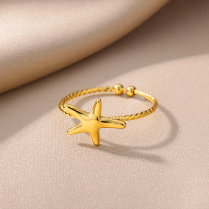 Open Starfish Ring