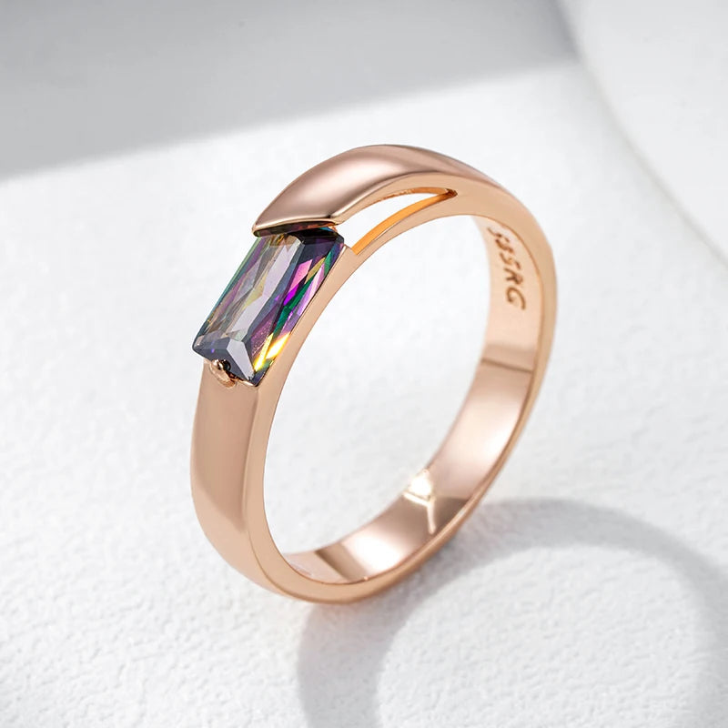 Iridescent Bar Ring