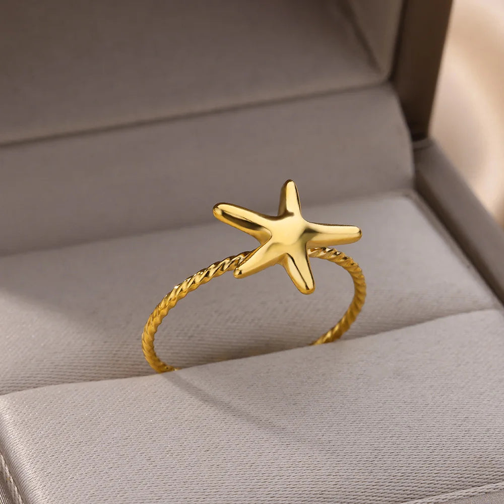 Open Starfish Ring