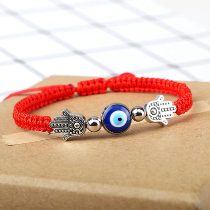 Braided Lucky Evil Eye Bracelets