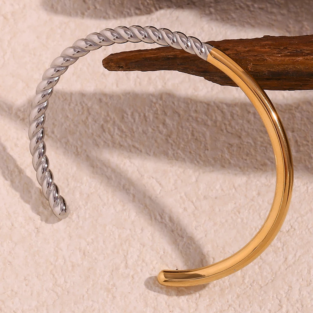 Dual Tone Bangle