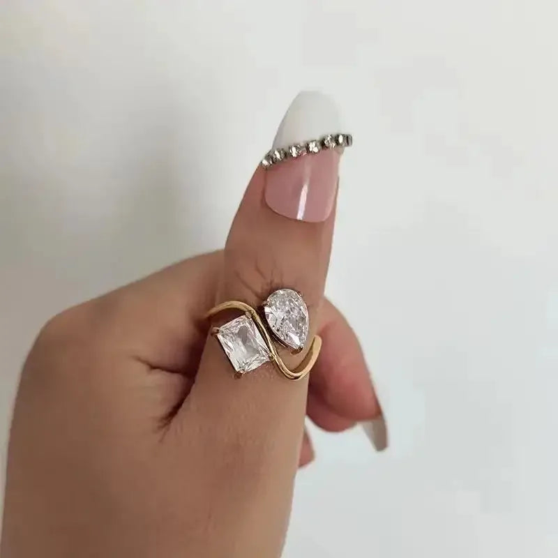 Water Drop Fashion Ring