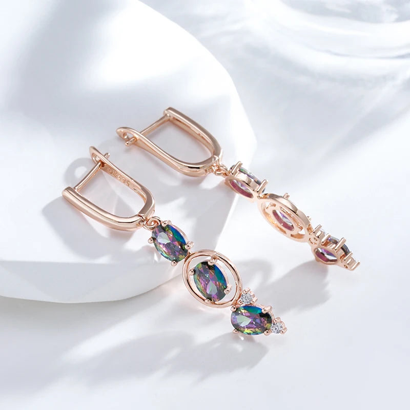 Iridescent Drop Earrings