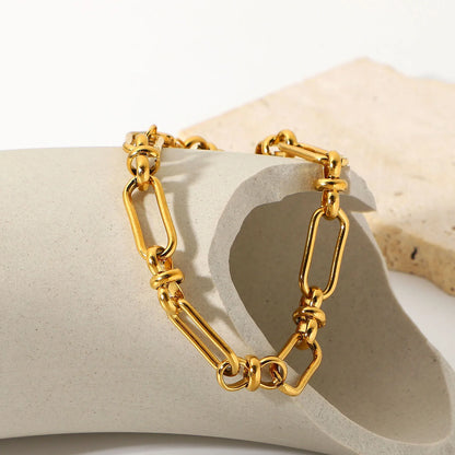 18k Knot Chain Bracelet