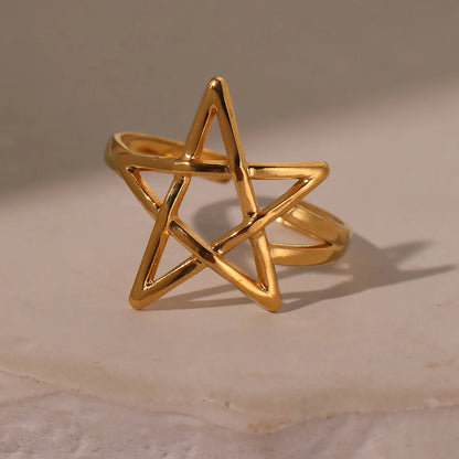 Geometric Star Ring