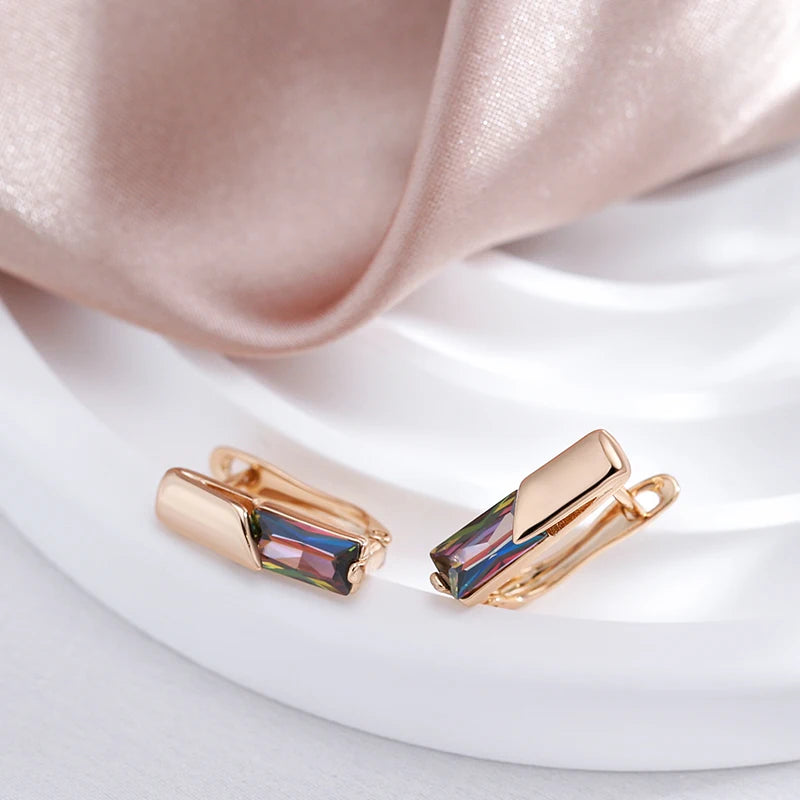 Iridescent Bar Earrings