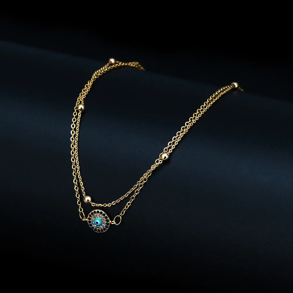 Evil Eye Charm Anklet