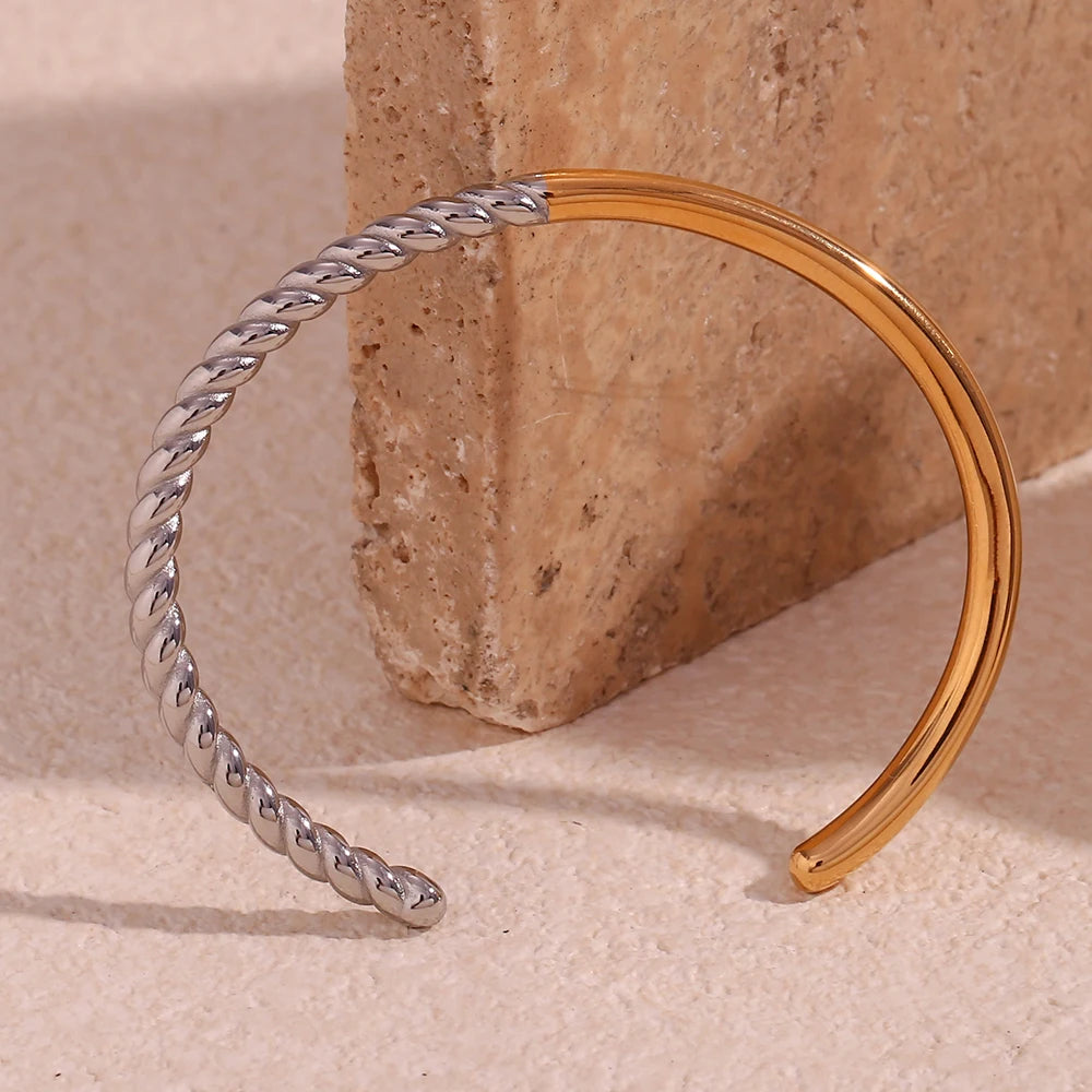 Dual Tone Bangle