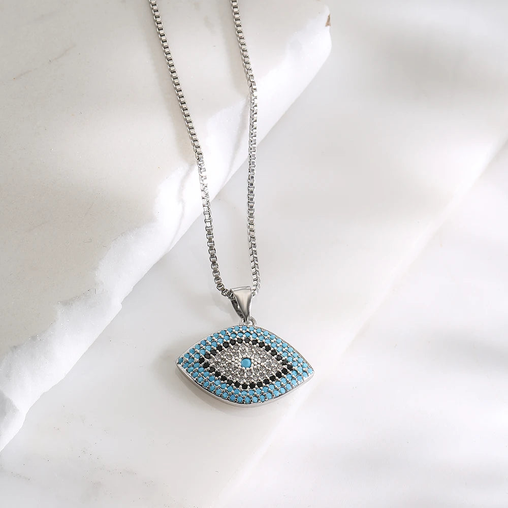 Modern Evil Eye Necklaces