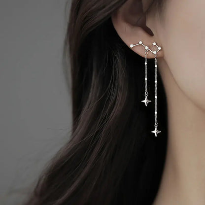 Constellation Tassel Earrings