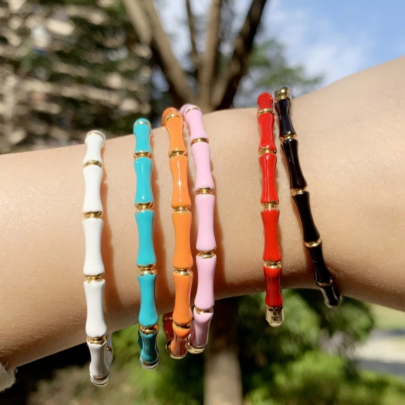 Colorful Bamboo Bracelets