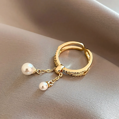 Pearl Tassel Ring