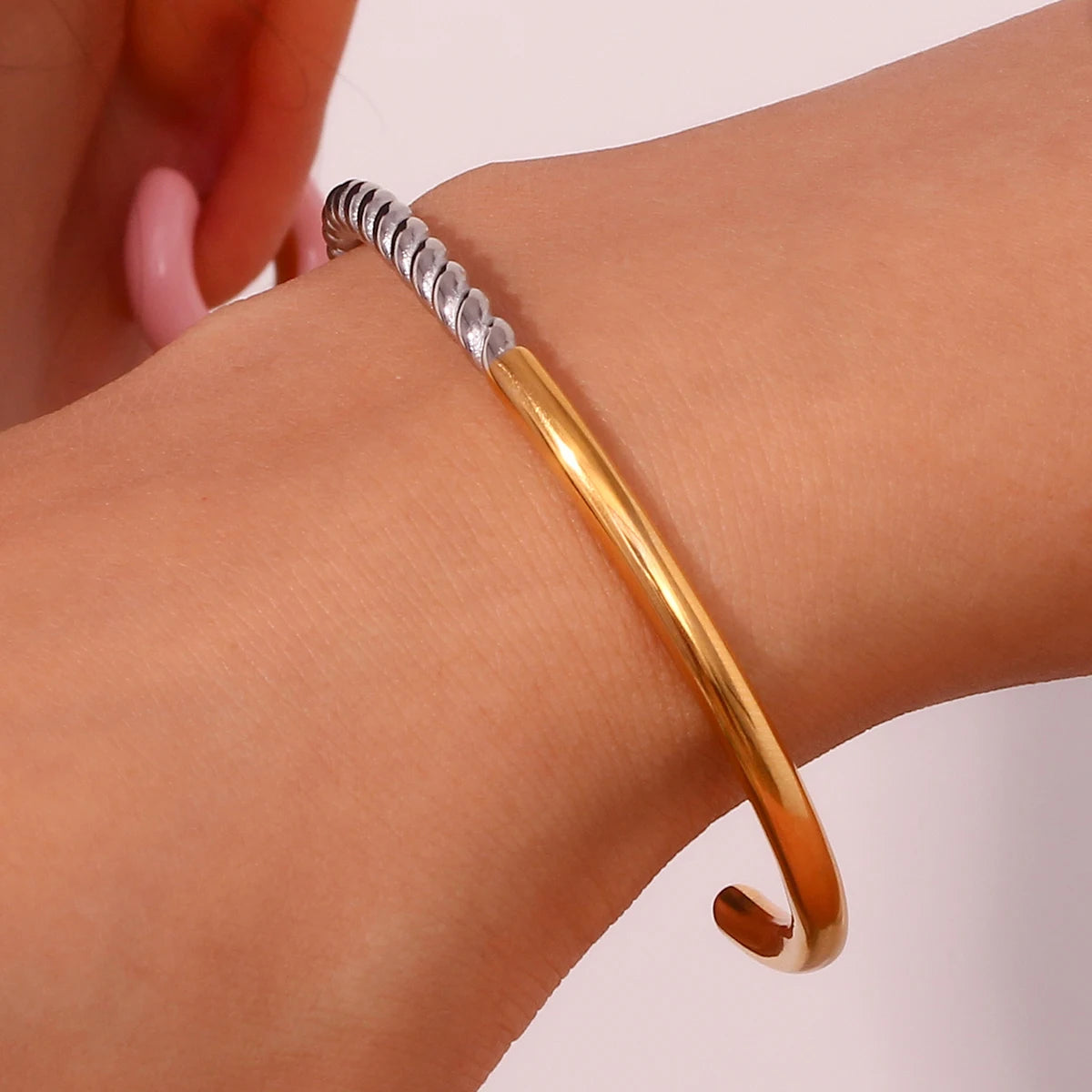 Dual Tone Bangle