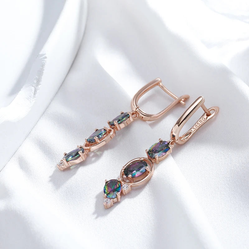 Iridescent Drop Earrings