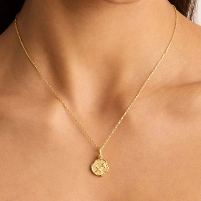 Vintage Zodiac Coin Necklace