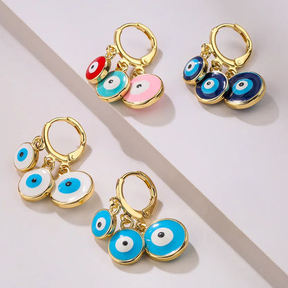 Evil Eye Charm Earrings