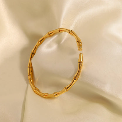 18k Bamboo Cuff