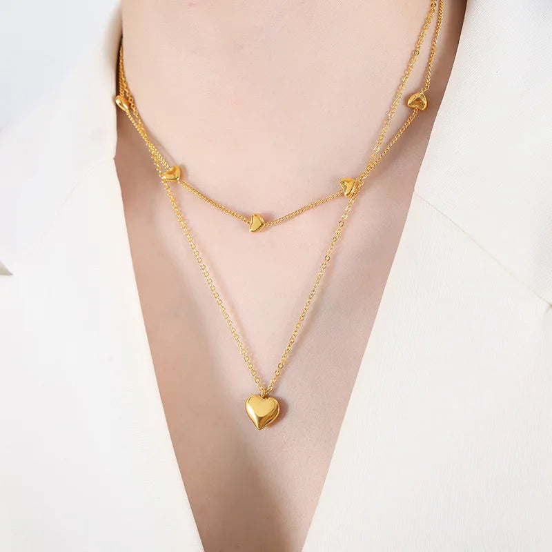 Double Layered Lovers Necklace