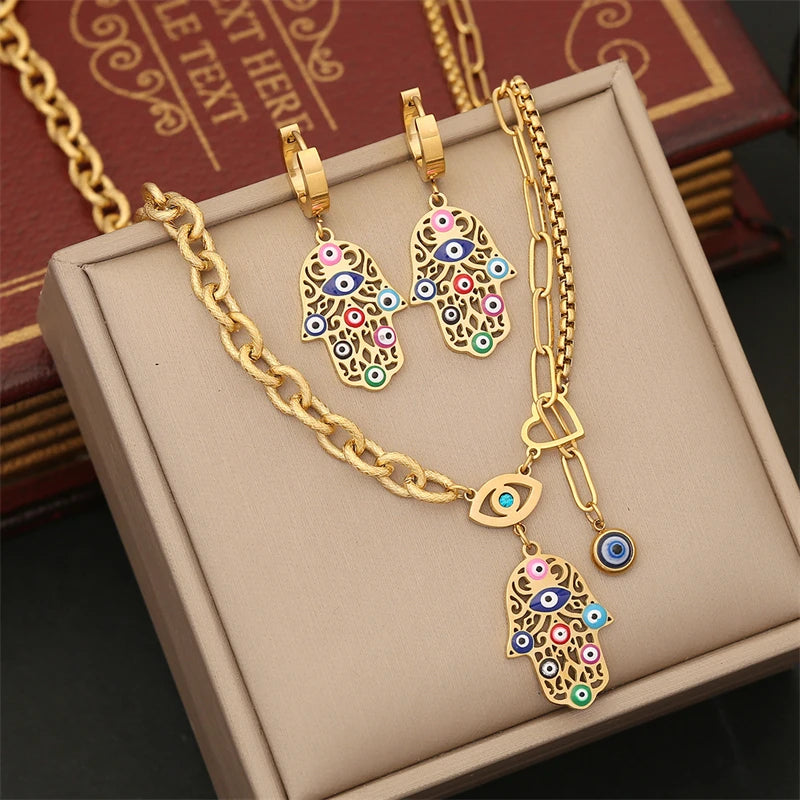 Colorful Evil Eye Set