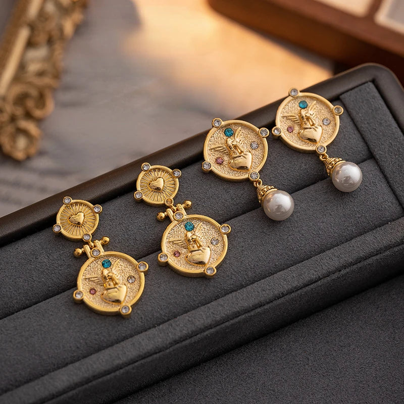 Elegant Fashion Coin Earrings