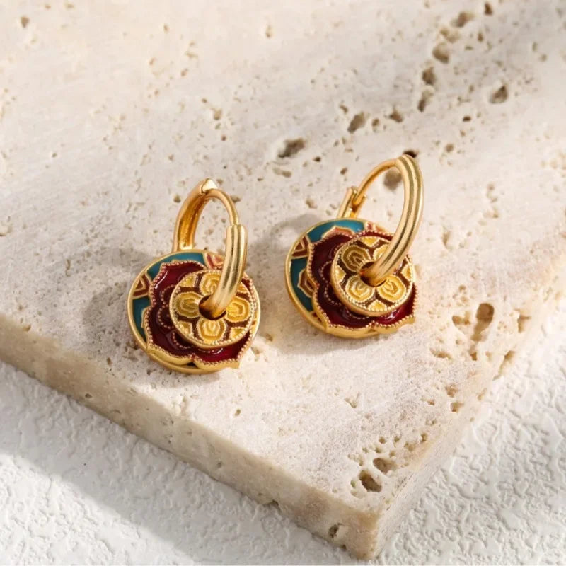 Colorful Vintage Earrings