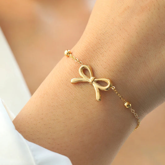 Cute Bow Chain Bracelet