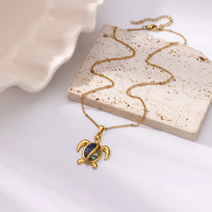 Summer Beach Turtle Necklace