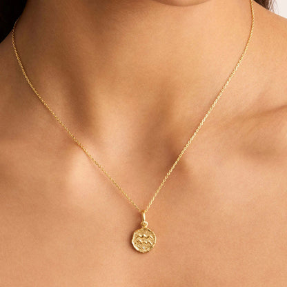 Vintage Zodiac Coin Necklace