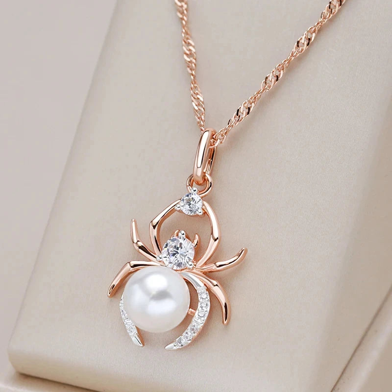 Spider Pearl Necklace