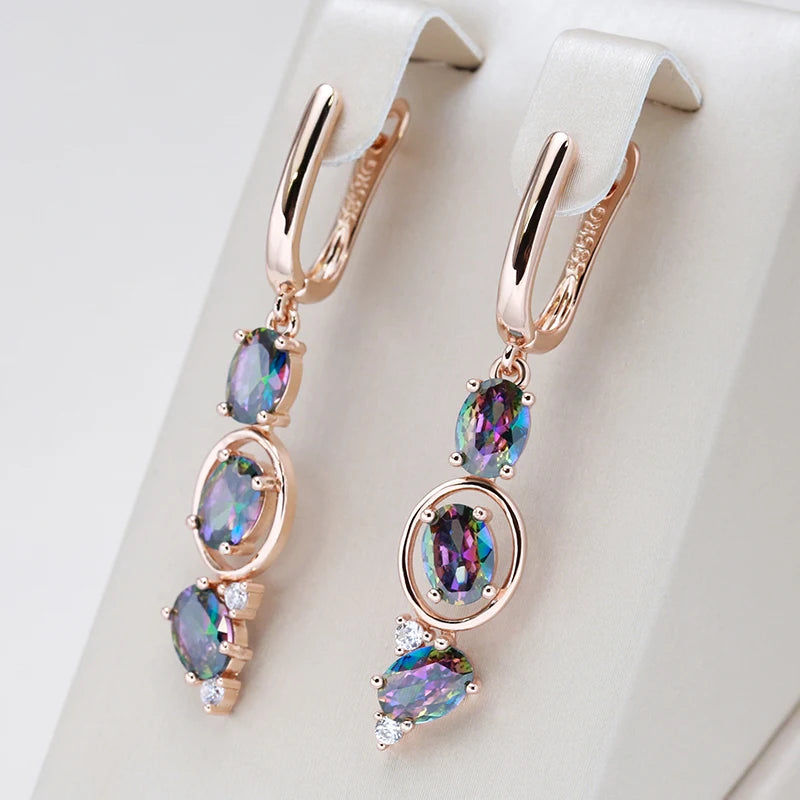 Iridescent Drop Earrings