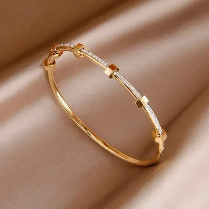 Trendy Crystal Bangles